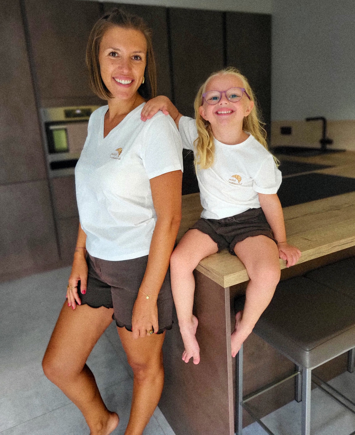 T-shirt petit croissant enfant