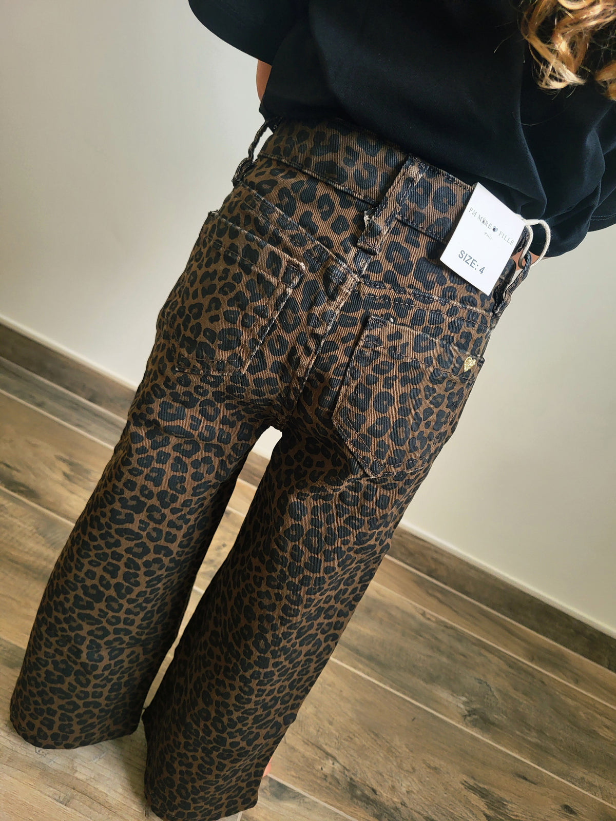 Jeans Léopard enfant