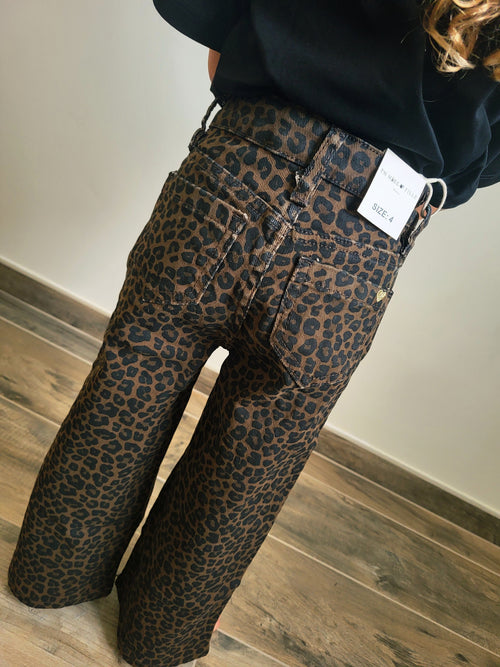 Jeans Léopard enfant
