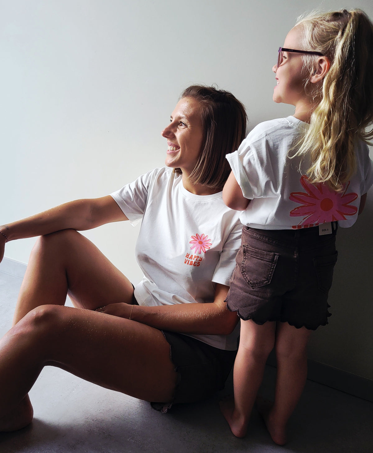 T-shirt Happy Vibes enfant