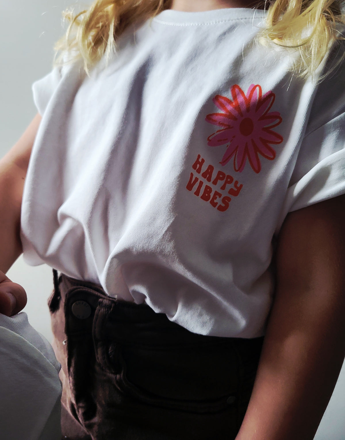 T-shirt Happy Vibes enfant