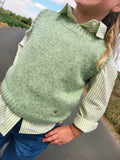 Pull sans manche Green enfant