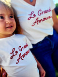 T-shirt le grand amour enfant