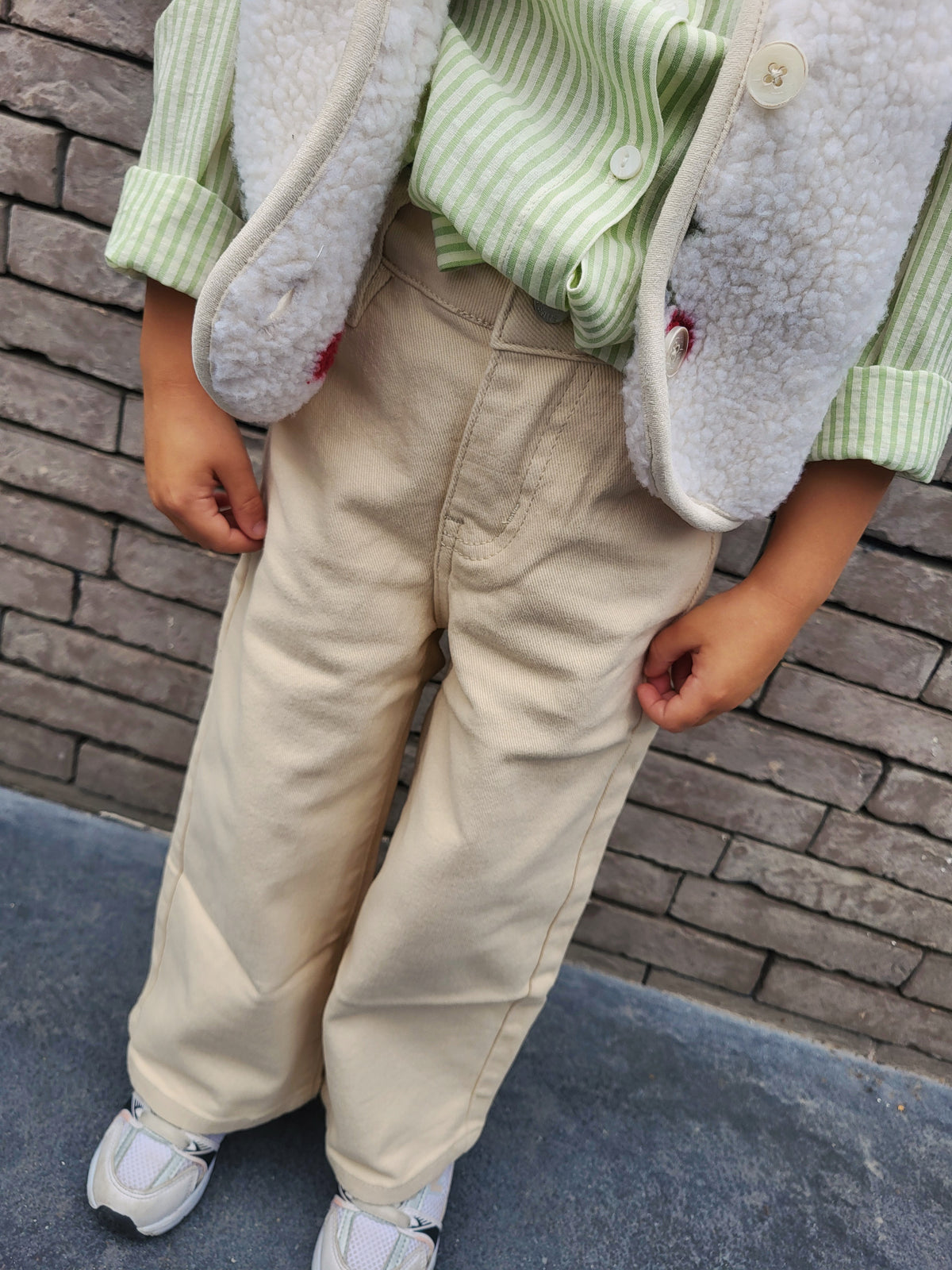 Jeans Beige enfant